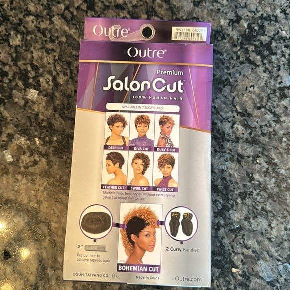 Outre Bohemian Cut human hair NIB - Picture 4 of 6